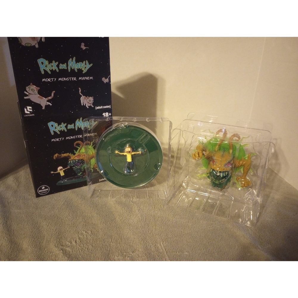 New‎ Rick and Morty Figure Adult Swim Morty Monster Mayhem 18+ New Open Box